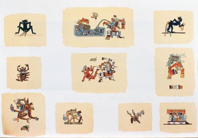 Facsimile copy of pages of an anonymous codex by Spanish Colonial